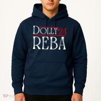 Dolly Reba 2024 Funny Political Hoodie thumb 2