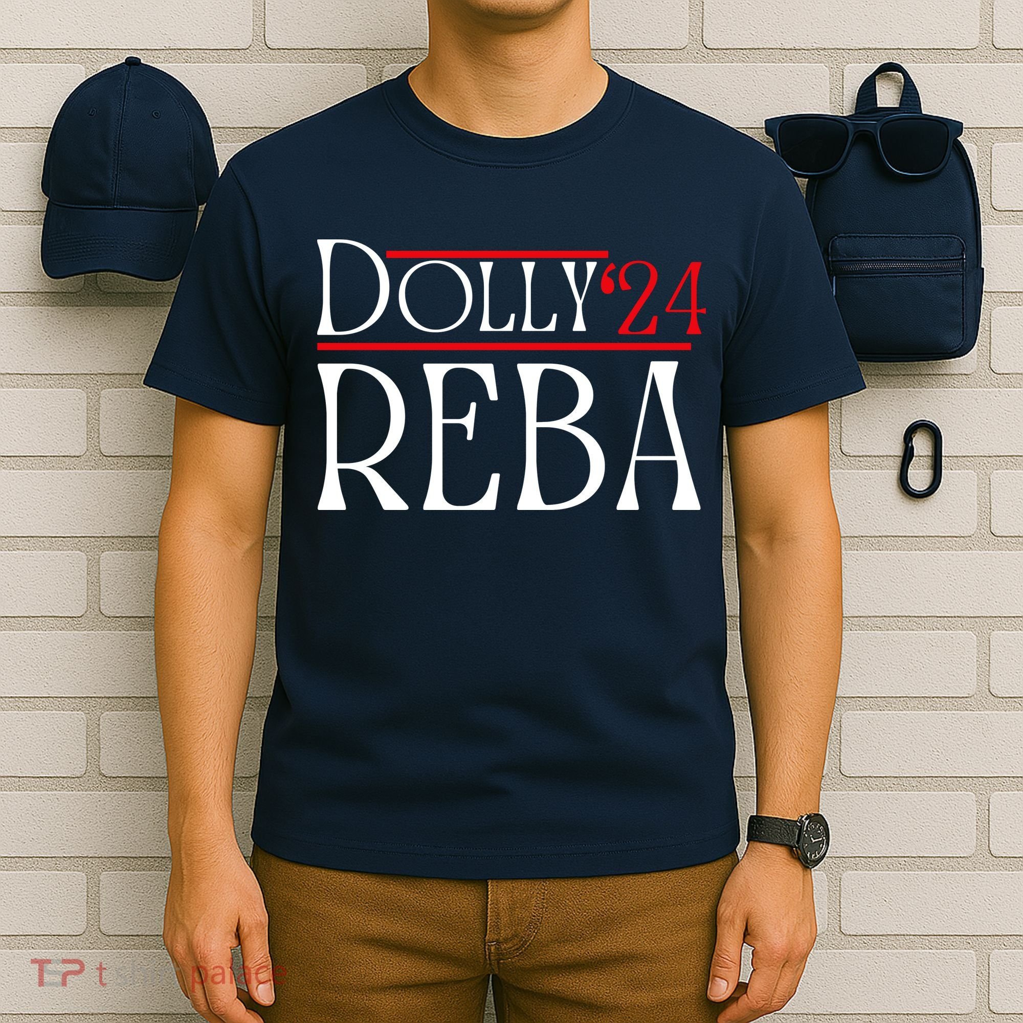 Dolly Reba 2024 Funny Political T-Shirt