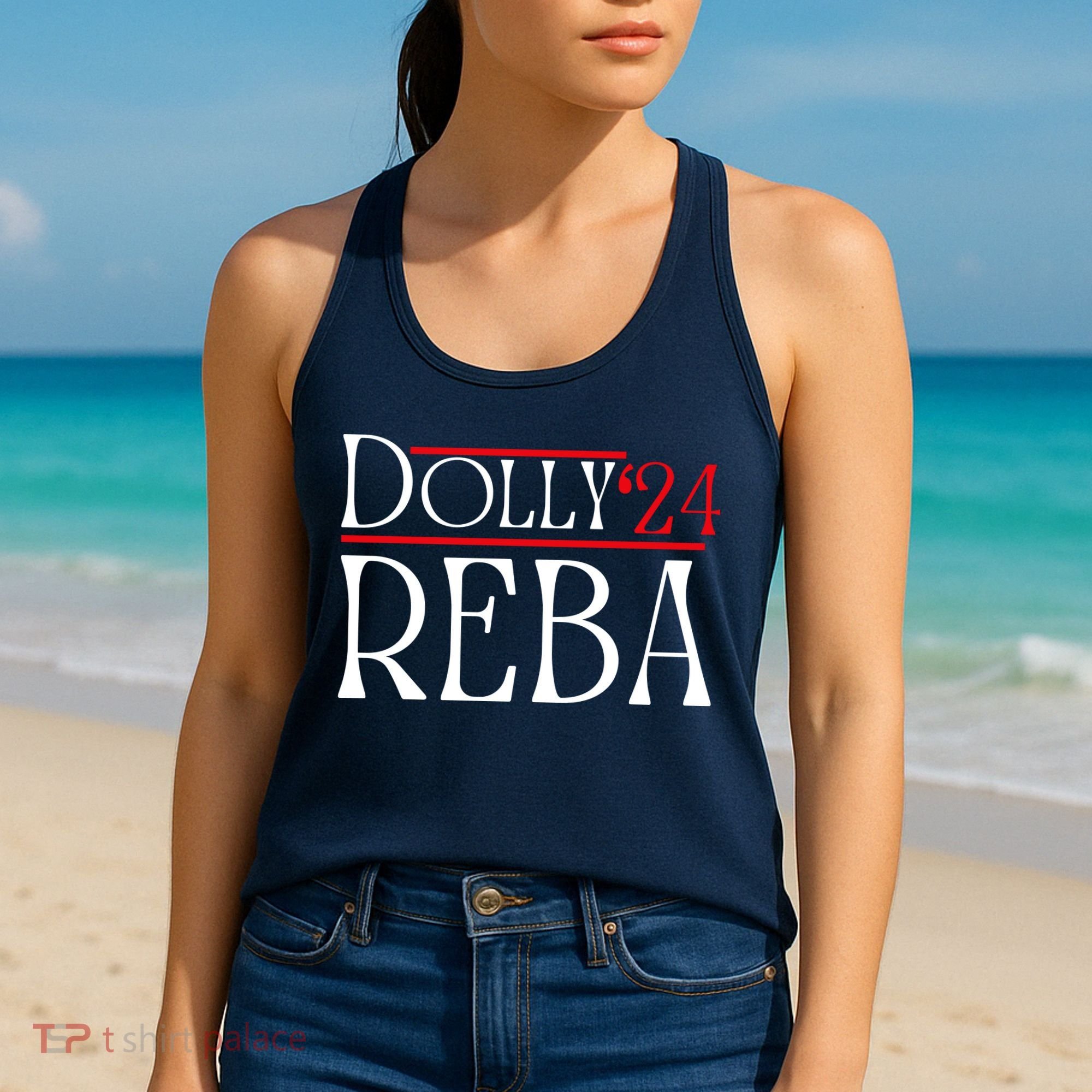 Dolly Reba 2024 Funny Political Women's Tank Top