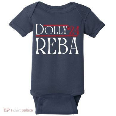 Dolly Reba 2024 Funny Political Baby Bodysuit