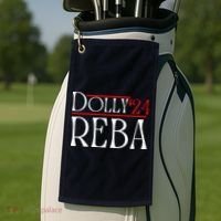 Dolly Reba 2024 Funny Political Golf Towel thumb 2