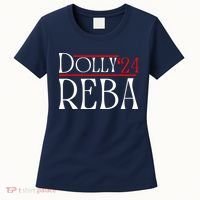 Dolly Reba 2024 Funny Political Women's T-Shirt thumb 0