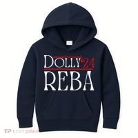 Dolly Reba 2024 Funny Political Kids Hoodie thumb 0