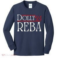 Dolly Reba 2024 Funny Political Kids Long Sleeve Shirt thumb 0