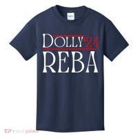 Dolly Reba 2024 Funny Political Kids T-Shirt thumb 0
