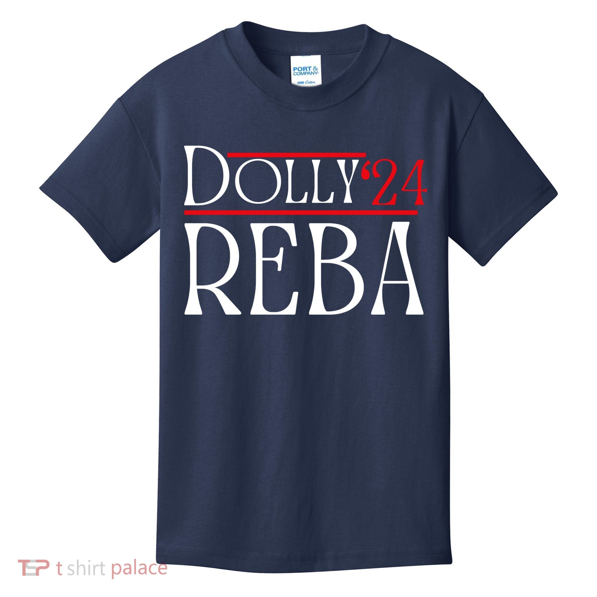 Dolly Reba 2024 Funny Political Kids T-Shirt