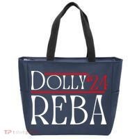 Dolly Reba 2024 Funny Political Tote Bag thumb 0