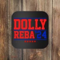 Dolly Reba 2024 Funny Political Coaster thumb 0