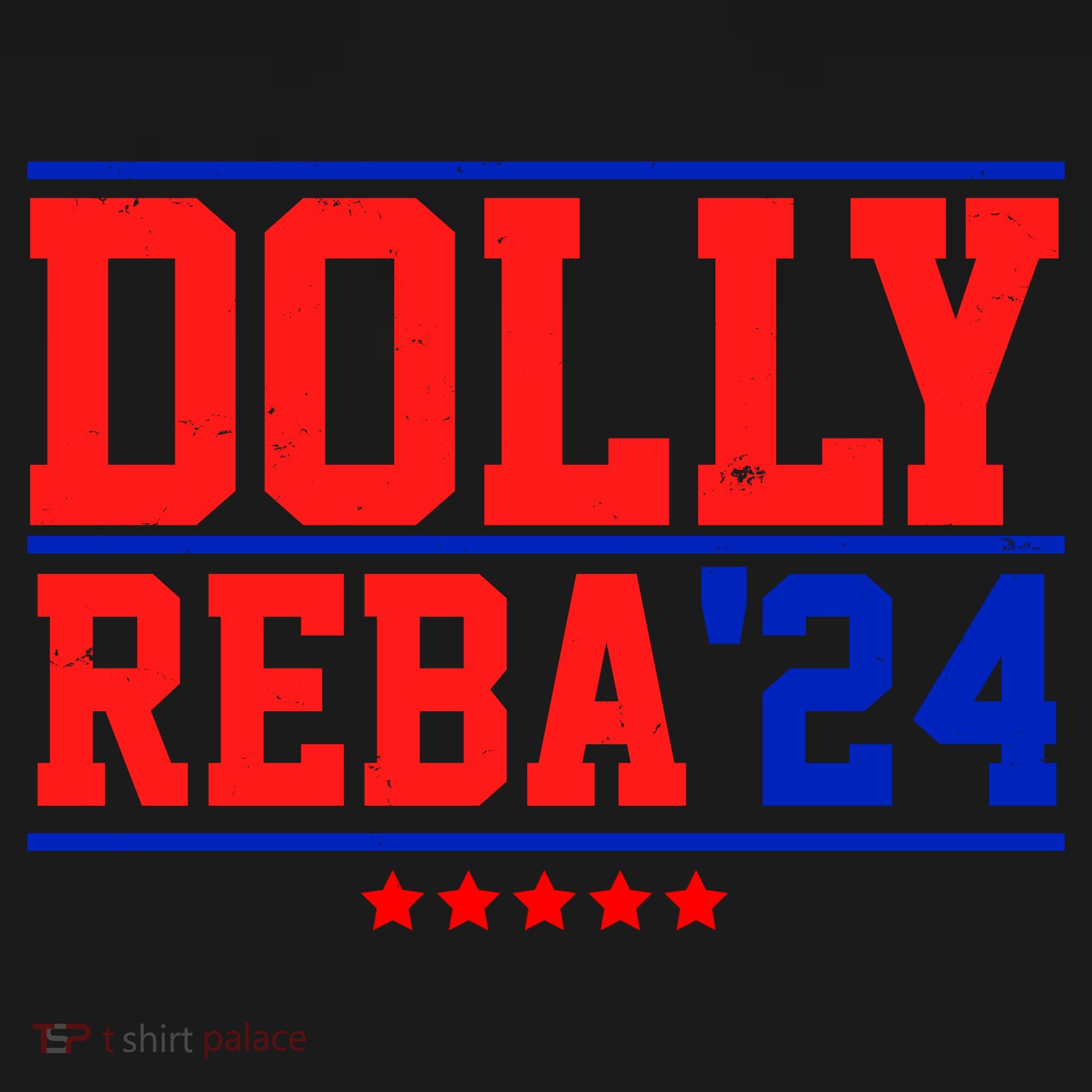 Dolly Reba 2024 Funny Political Coaster