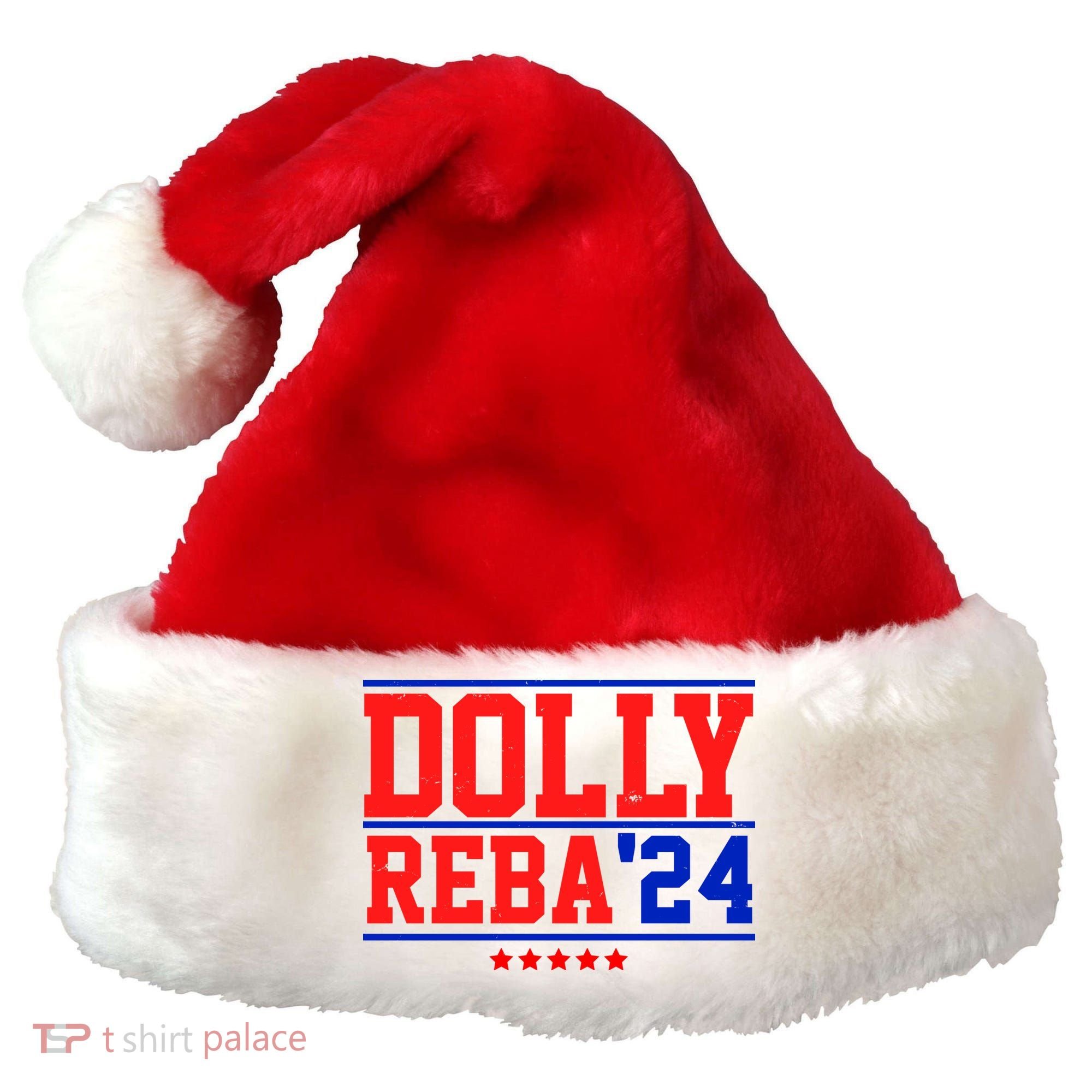 Dolly Reba 2024 Funny Political Santa Hat