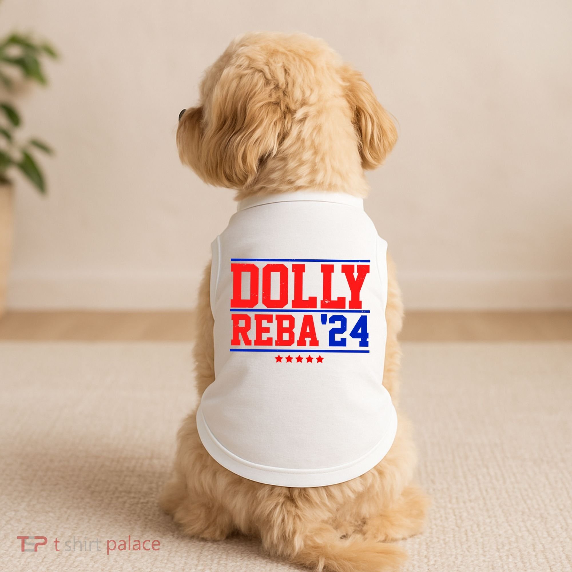 Dolly Reba 2024 Funny Political Doggie Tank