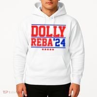 Dolly Reba 2024 Funny Political Hoodie thumb 2