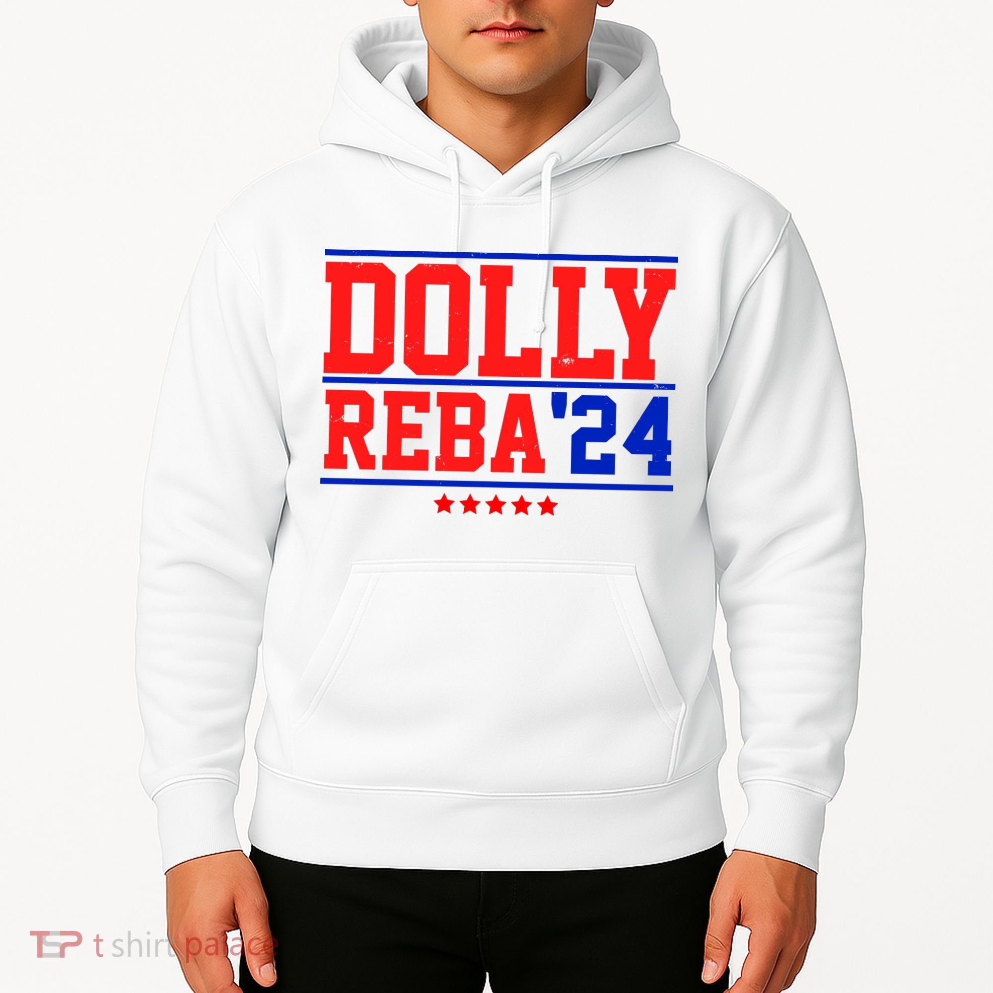 Dolly Reba 2024 Funny Political Hoodie