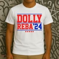 Dolly Reba 2024 Funny Political T-Shirt thumb 3