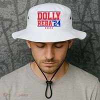 Dolly Reba 2024 Funny Political Bucket Hat thumb 2