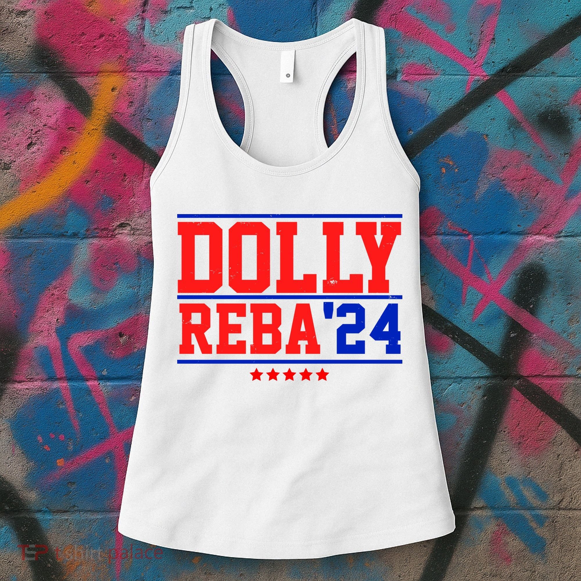 Dolly Reba 2024 Funny Political Women's Tank Top