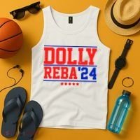 Dolly Reba 2024 Funny Political Tank Top thumb 4