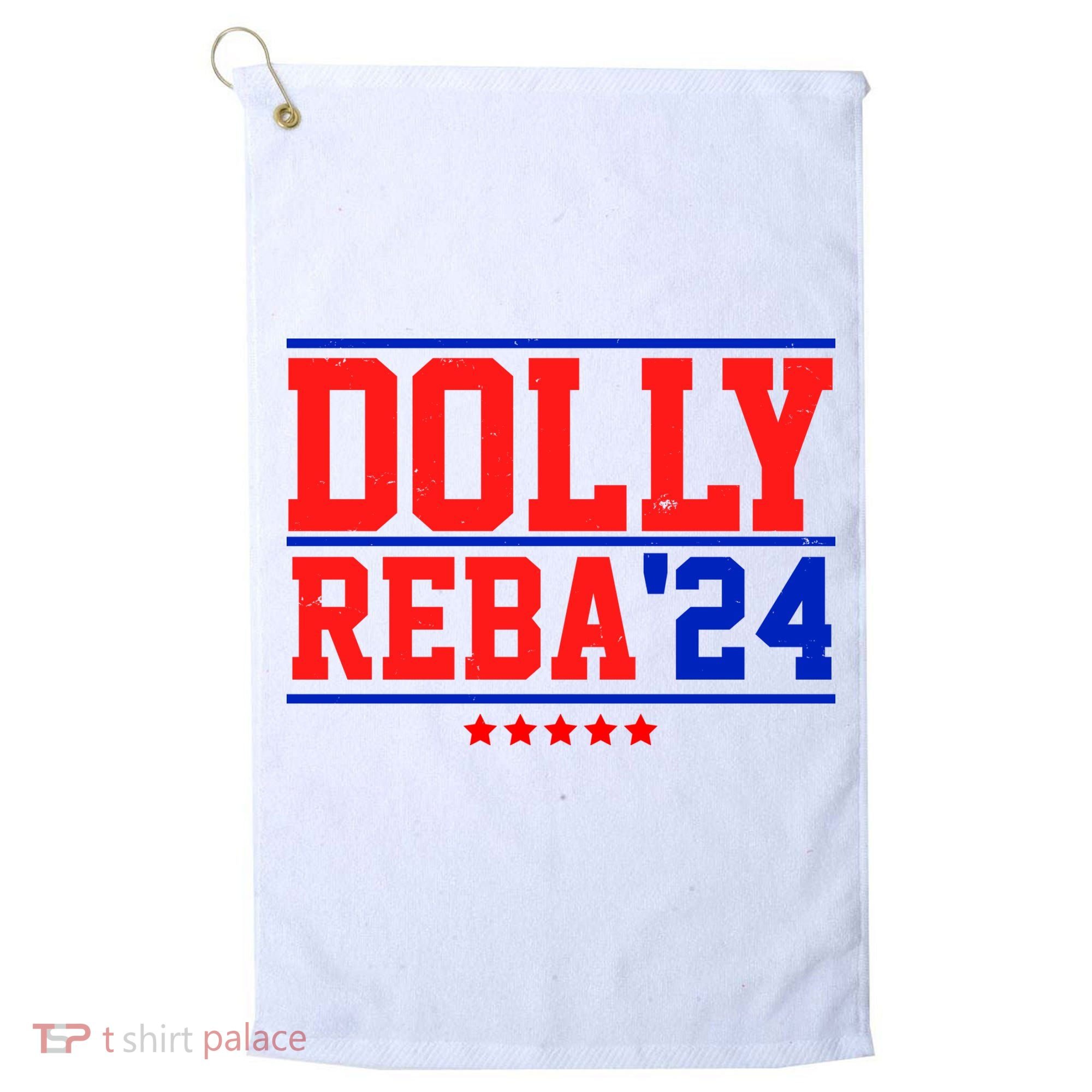 Dolly Reba 2024 Funny Political Golf Towel