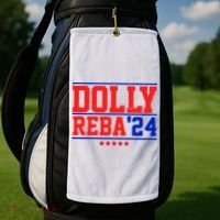 Dolly Reba 2024 Funny Political Golf Towel thumb 2