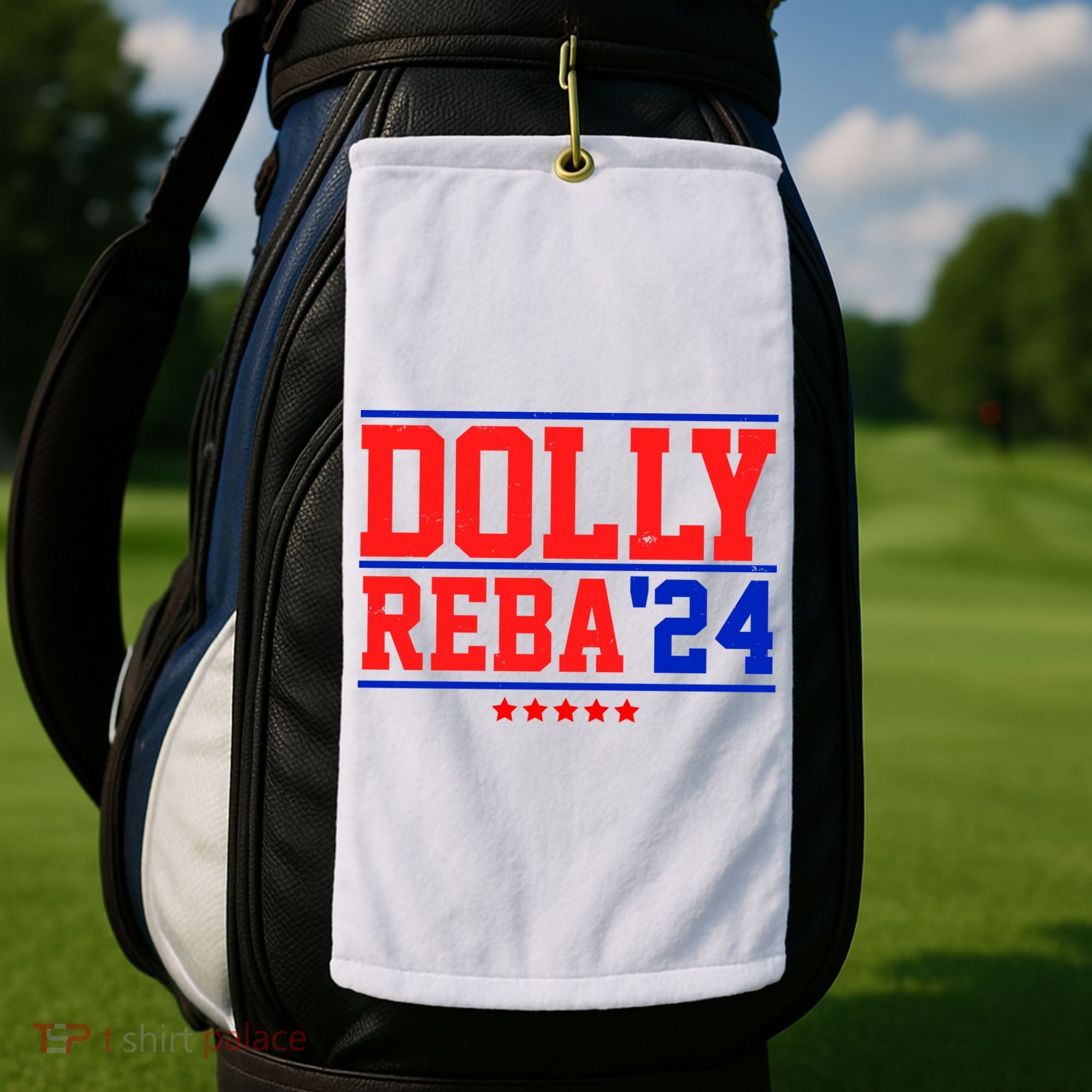 Dolly Reba 2024 Funny Political Golf Towel