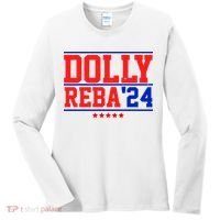 Dolly Reba 2024 Funny Political Women's Long Sleeve Shirt thumb 0