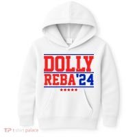 Dolly Reba 2024 Funny Political Kids Hoodie thumb 0