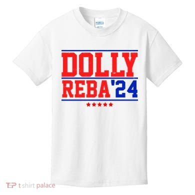 Dolly Reba 2024 Funny Political Kids T-Shirt