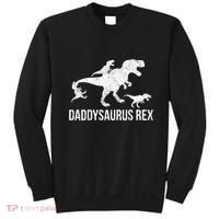 Daddysaurus Rex 3 Daddy Dinosaur Vneck Sweatshirt thumb 0