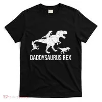 Daddysaurus Rex 3 Daddy Dinosaur Vneck T-Shirt thumb 0