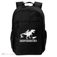 Daddysaurus Rex 3 Daddy Dinosaur Vneck Backpack thumb 0