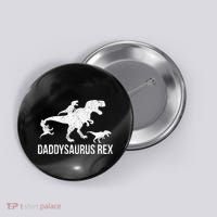 Daddysaurus Rex 3 Daddy Dinosaur Vneck Button thumb 0