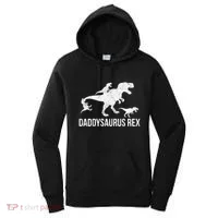 Daddysaurus Rex 3 Daddy Dinosaur Vneck Women's Hoodie thumb 0