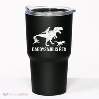 Daddysaurus Rex 3 Daddy Dinosaur Vneck Tumbler thumb 0