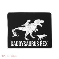 Daddysaurus Rex 3 Daddy Dinosaur Vneck Mousepad thumb 0