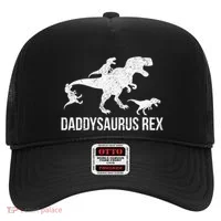 Daddysaurus Rex 3 Daddy Dinosaur Vneck Hat thumb 0