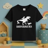Daddysaurus Rex 3 Daddy Dinosaur Vneck Toddler T-Shirt thumb 3