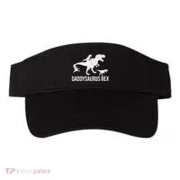 Daddysaurus Rex 3 Daddy Dinosaur Vneck Visor thumb 0