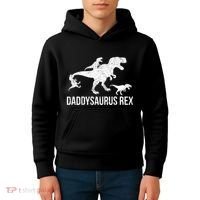 Daddysaurus Rex 3 Daddy Dinosaur Vneck Kids Hoodie thumb 4