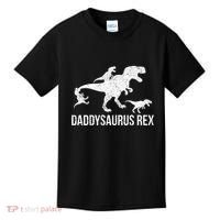 Daddysaurus Rex 3 Daddy Dinosaur Vneck Kids T-Shirt thumb 0