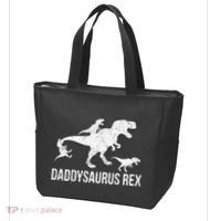 Daddysaurus Rex 3 Daddy Dinosaur Vneck Tote Bag thumb 3