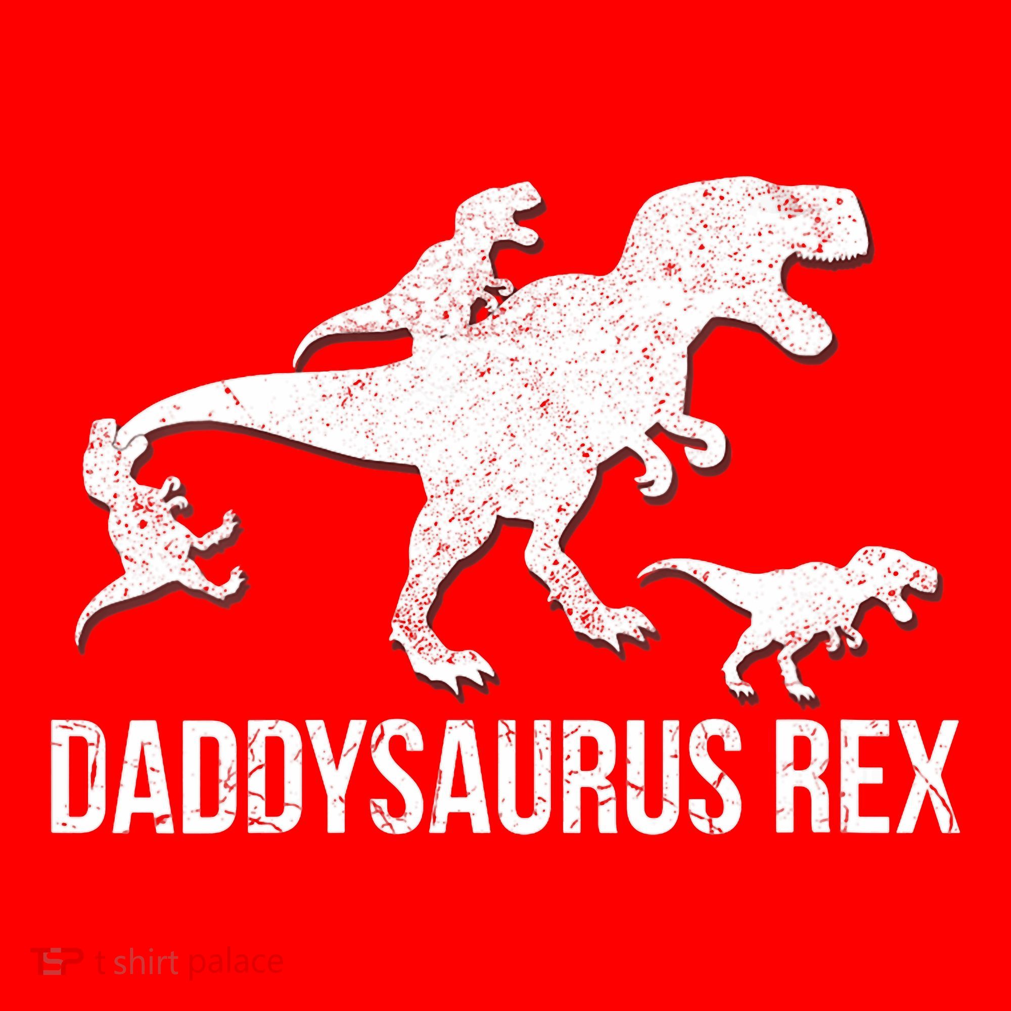 Daddysaurus Rex 3 Daddy Dinosaur Vneck Santa Hat
