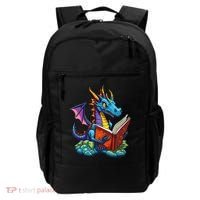 Dragon Reading A Book Backpack thumb 0