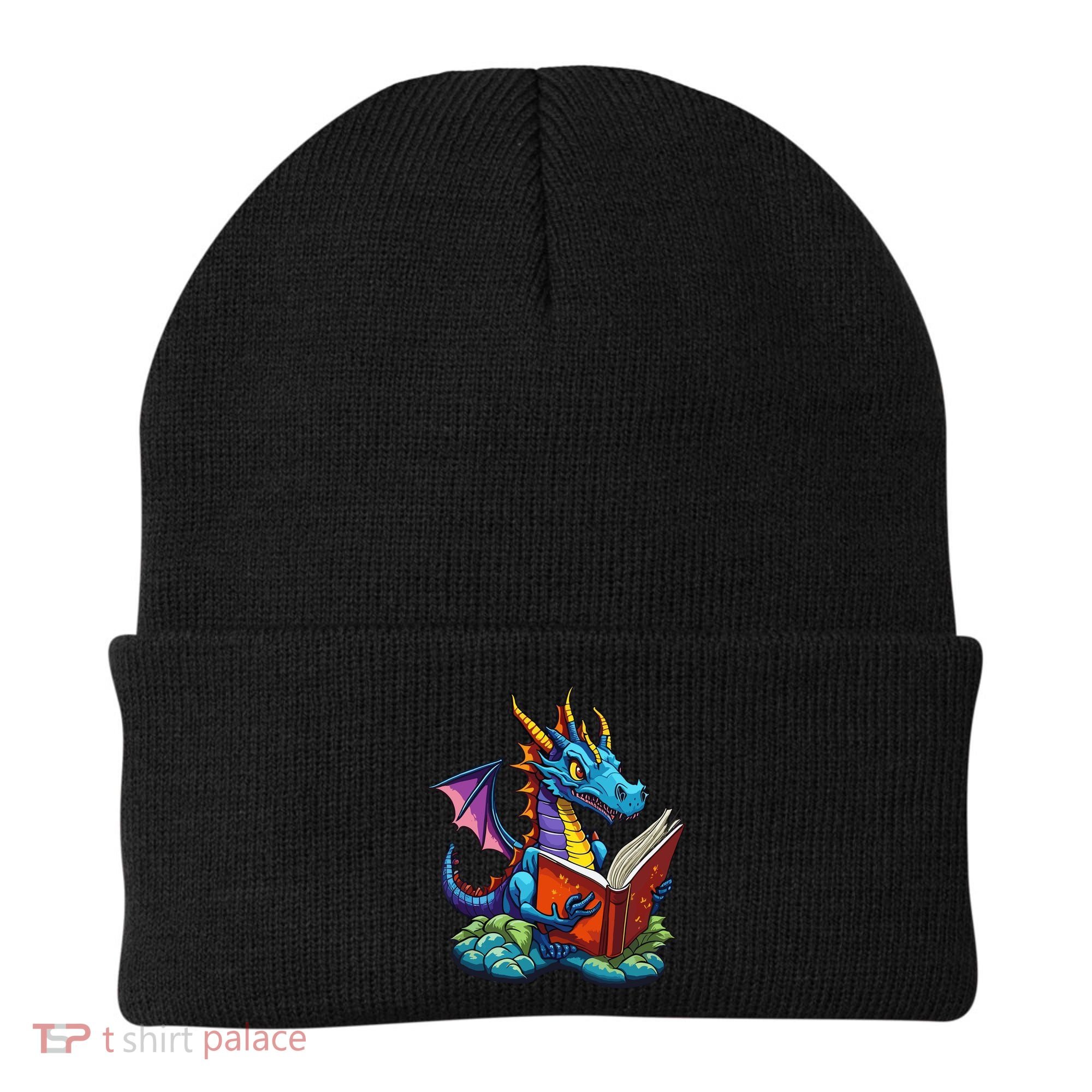 Dragon Reading A Book Beanie