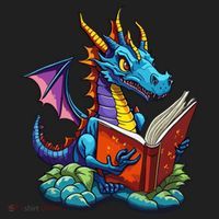 Dragon Reading A Book Tumbler thumb 3