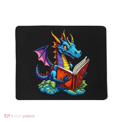 Dragon Reading A Book Mousepad