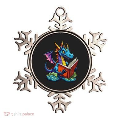 Dragon Reading A Book Ornament