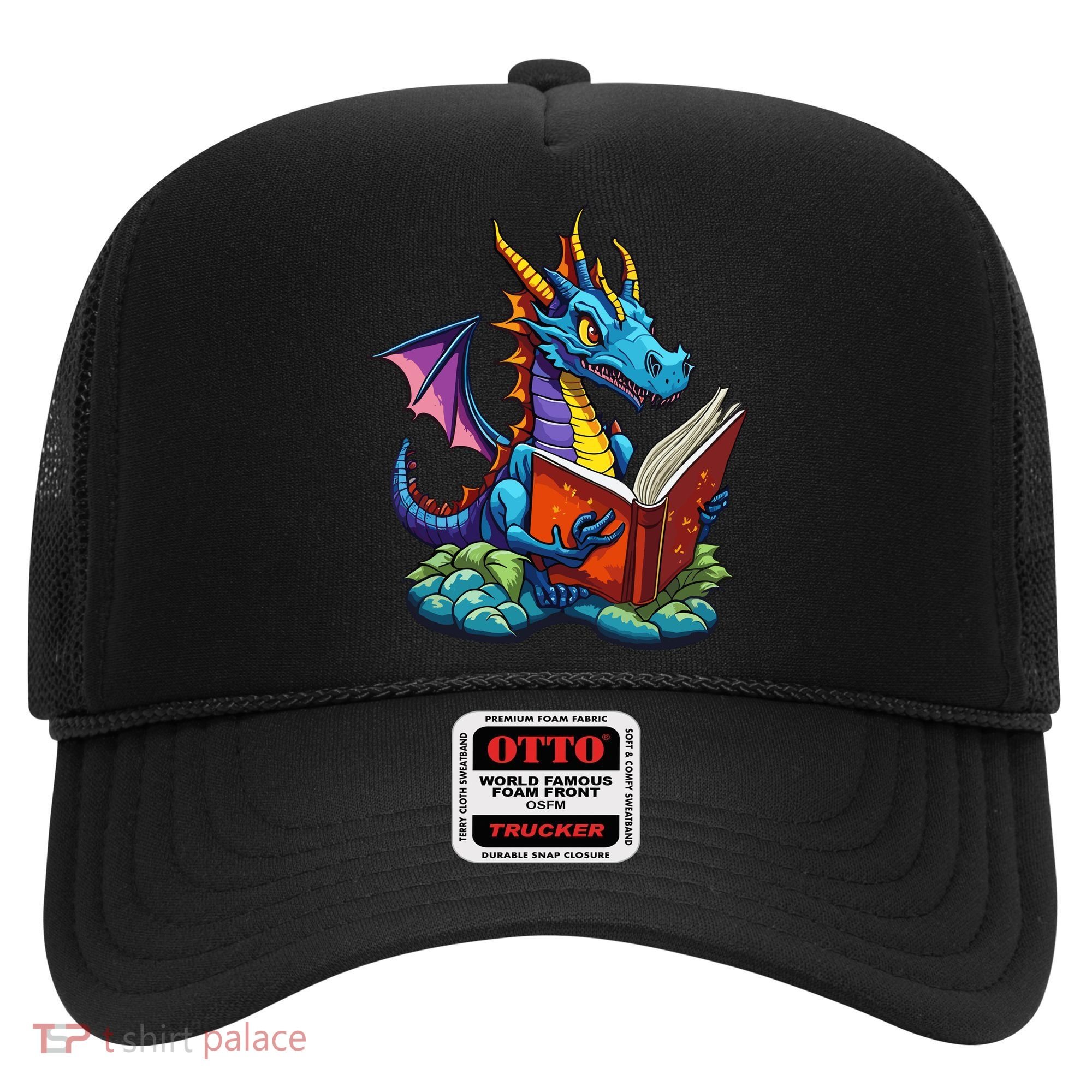 Dragon Reading A Book Hat