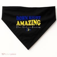 Down Right Amazing Down Syndrome Awareness USA-Made Doggie Bandana thumb 0