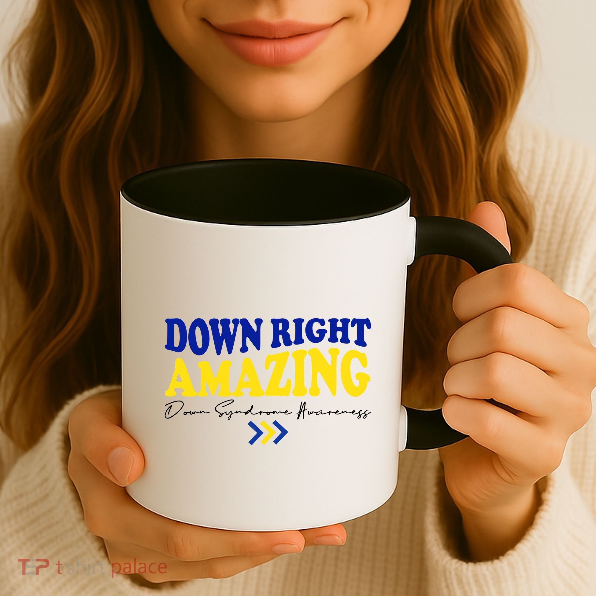 Down Right Amazing Down Syndrome Awareness Coffee Mug