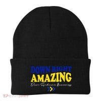 Down Right Amazing Down Syndrome Awareness Beanie thumb 0